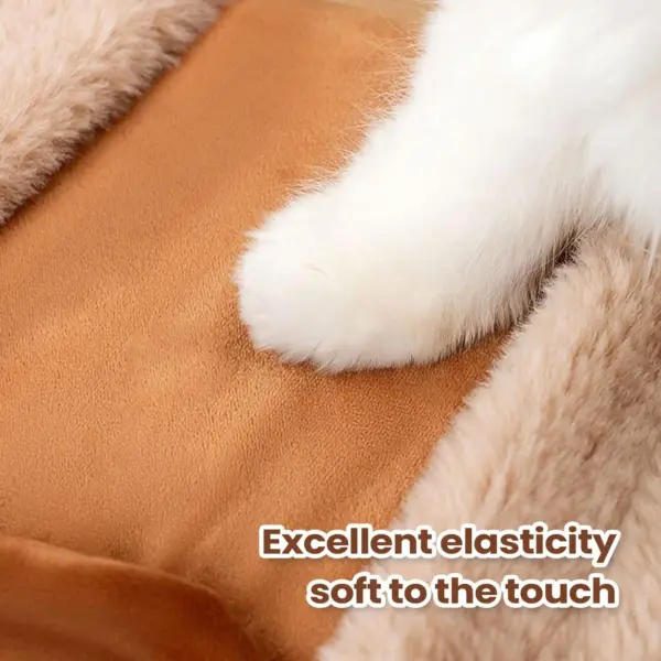 Cat Carrying Bag Pet Plush Elk Shape Backpack Winter Puppy Outgoing Backpack For Travel Hiking Outdoor Camping Indoor