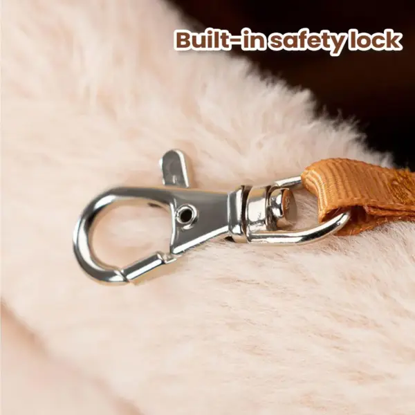 Cat Carrying Bag Pet Plush Elk Shape Backpack Winter Puppy Outgoing Backpack For Travel Hiking Outdoor Camping Indoor