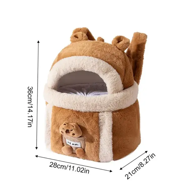 寵物暖心隨身袋：可背可掛、輕便保暖的貓狗外出窩